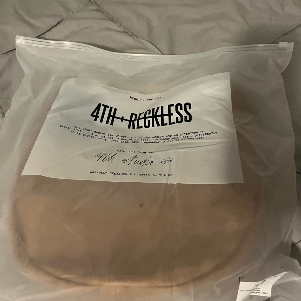 4th + Reckless Tan Hobo Bag, NWT